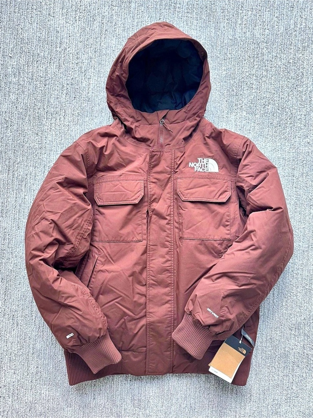 The North Face McMurdo Bomber Brown Bomber Jacket Size Medium NWT